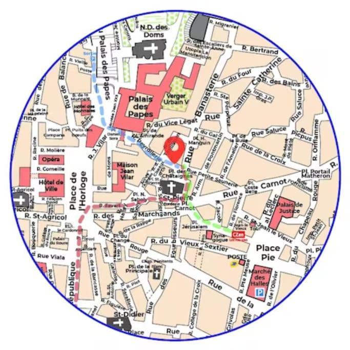 Apartmán Centre Palais Des Papes B2 Clim - 123Avignon Exteriér fotografie
